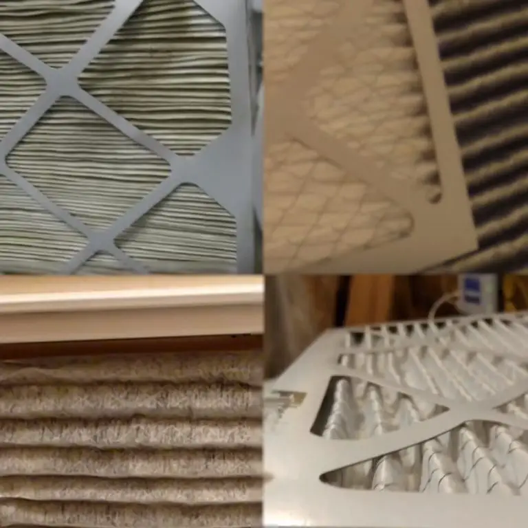 a set of 4 unpackaged 20x25x1 air filters