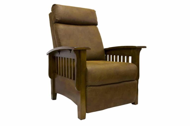 a mission style recliner