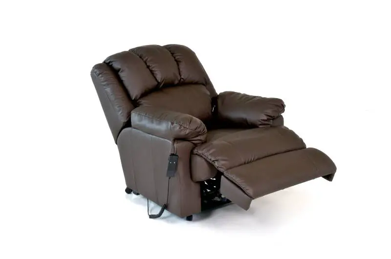 A model of a recliner for seniors in footrest position 