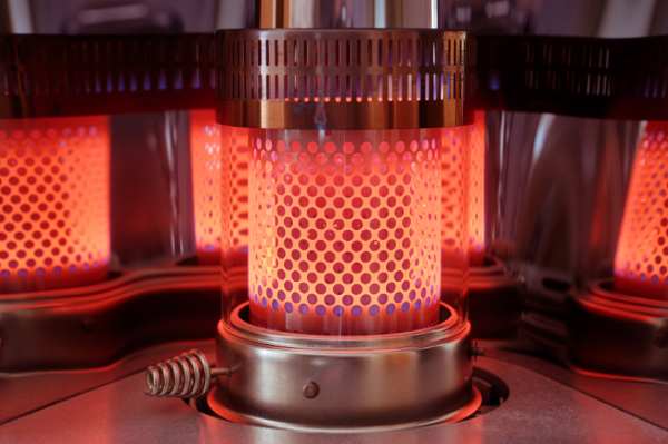 Incandescent grid of a kerosene heater